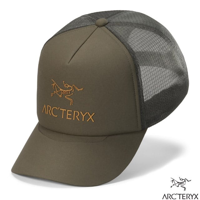 【ARCTERYX 始祖鳥】Bird Word棒球網帽.弧形卡車帽/X000007763 龍紋綠/糧草綠/育空褐✿30E010